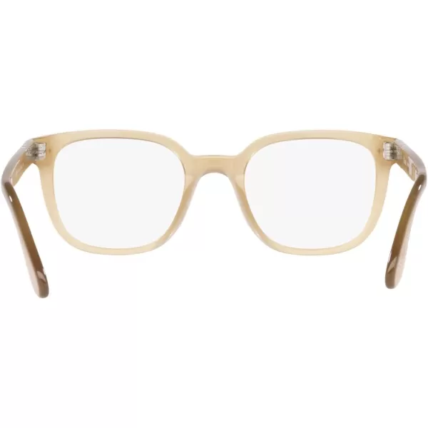 Persol Po3263v Square Prescription Eyewear FramesBeige OpalDemo Lens