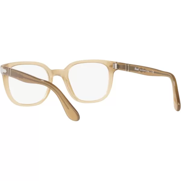 Persol Po3263v Square Prescription Eyewear FramesBeige OpalDemo Lens