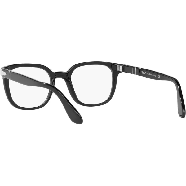 Persol Po3263v Square Prescription Eyewear FramesBlackDemo Lens