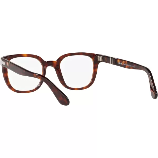 Persol Po3263v Square Prescription Eyewear FramesHavanaDemo Lens