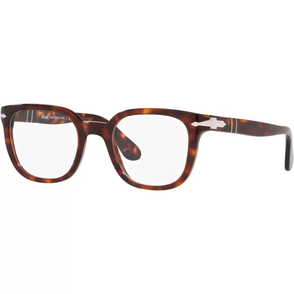 Persol Po3263v Square Prescription Eyewear FramesHavanaDemo Lens