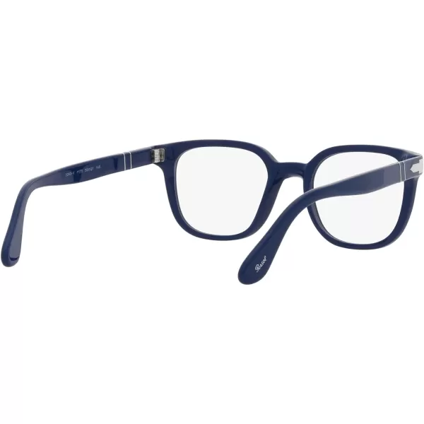 Persol Po3263v Square Prescription Eyewear FramesSolid BlueDemo Lens