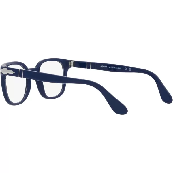 Persol Po3263v Square Prescription Eyewear FramesSolid BlueDemo Lens