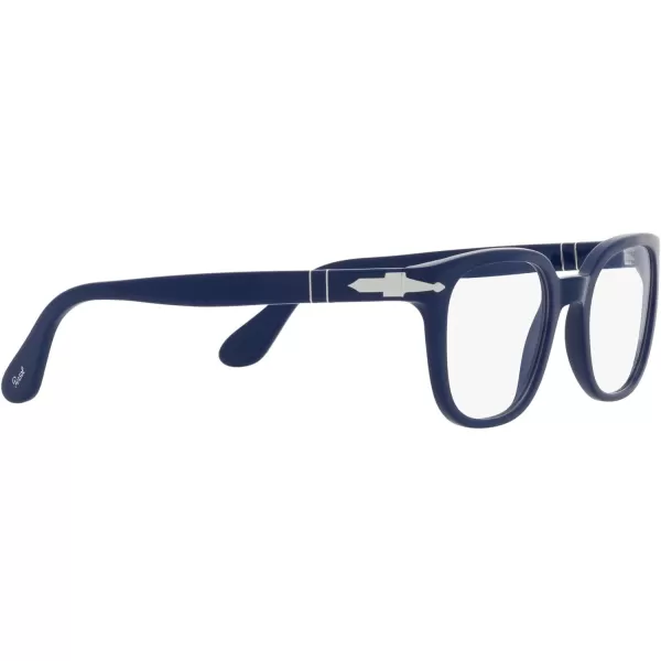 Persol Po3263v Square Prescription Eyewear FramesSolid BlueDemo Lens