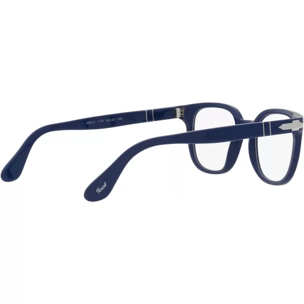 Persol Po3263v Square Prescription Eyewear FramesSolid BlueDemo Lens