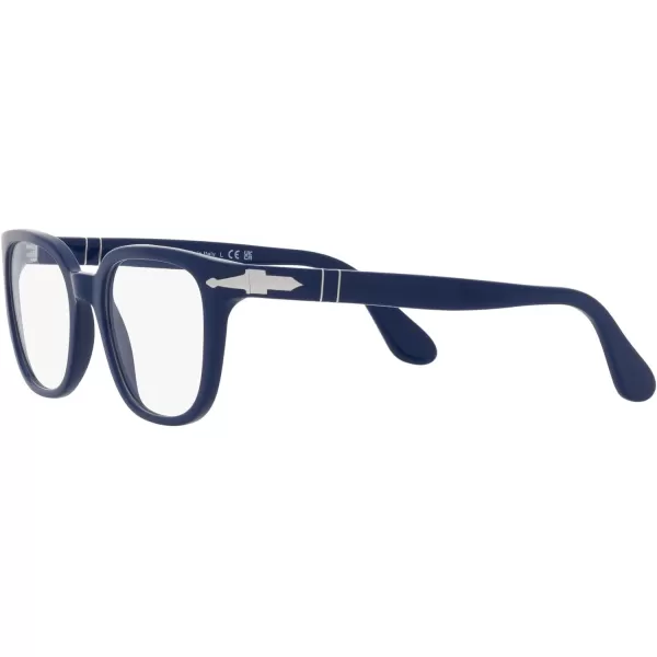 Persol Po3263v Square Prescription Eyewear FramesSolid BlueDemo Lens