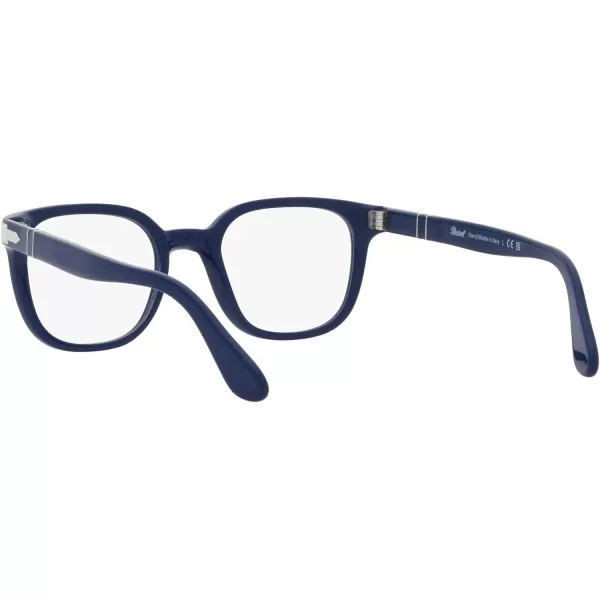 Persol Po3263v Square Prescription Eyewear FramesSolid BlueDemo Lens