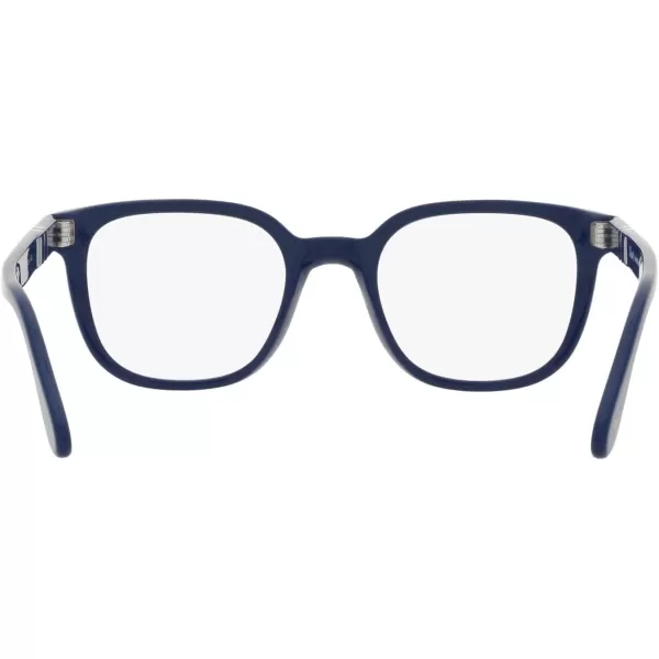 Persol Po3263v Square Prescription Eyewear FramesSolid BlueDemo Lens