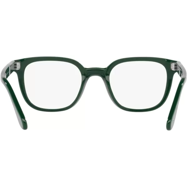 Persol Po3263v Square Prescription Eyewear FramesSolid GreenDemo Lens