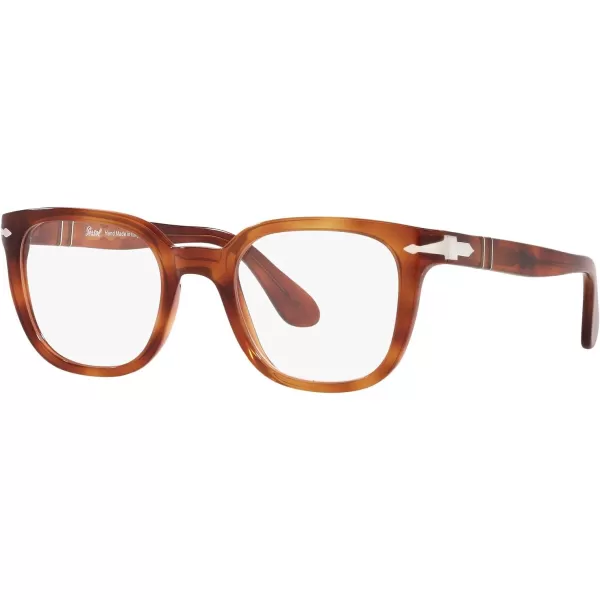 Persol Po3263v Square Prescription Eyewear FramesTerra Di SienaDemo Lens