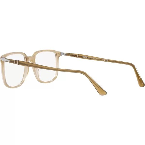 Persol Po3275v Rectangular Prescription Eyewear FramesBeige OpalDemo Lens