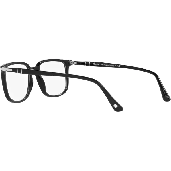 Persol Po3275v Rectangular Prescription Eyewear FramesBlackDemo Lens