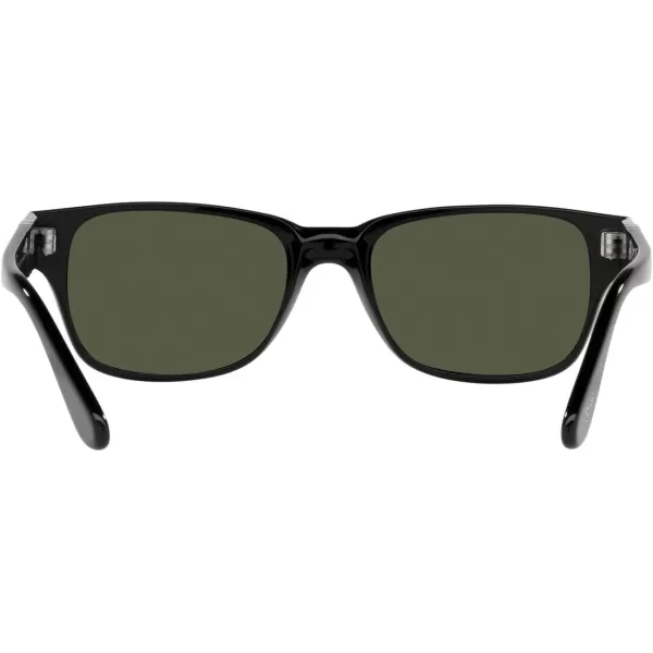 Persol Po3288s Rectangular SunglassesBlackGreen