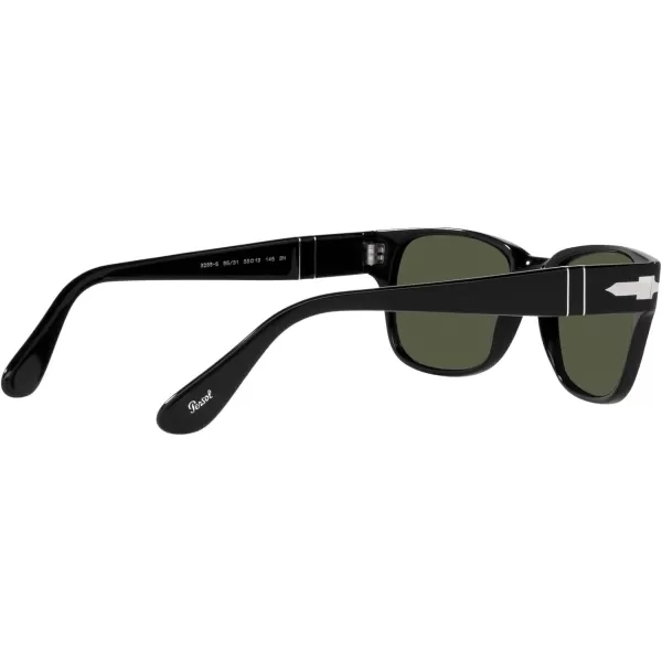 Persol Po3288s Rectangular SunglassesBlackGreen