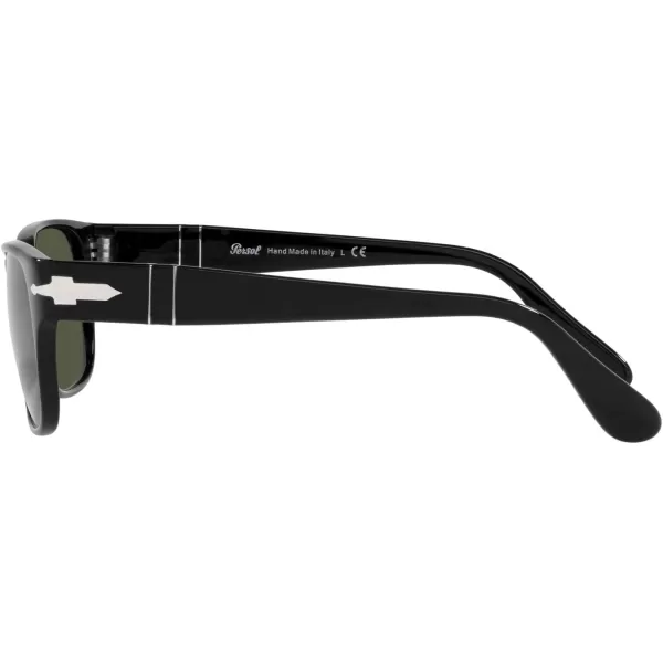 Persol Po3288s Rectangular SunglassesBlackGreen