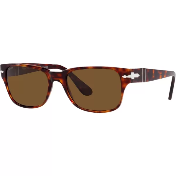 Persol Po3288s Rectangular SunglassesHavanaBrown Polarized