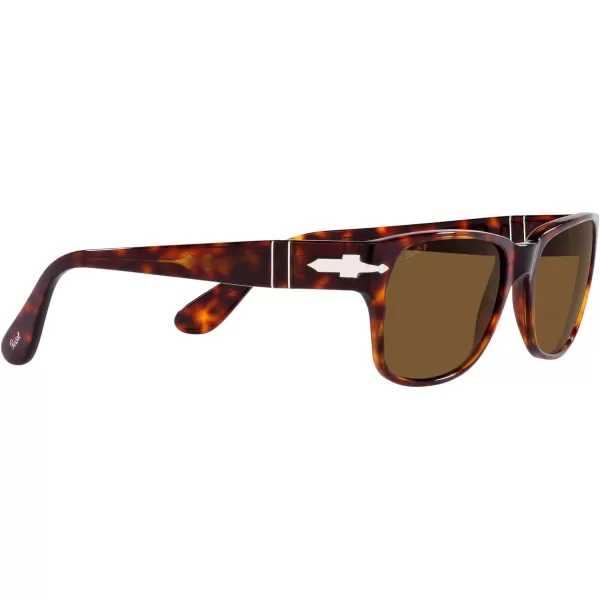 Persol Po3288s Rectangular SunglassesHavanaBrown Polarized