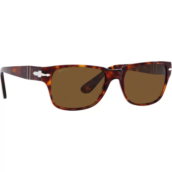 Persol Po3288s Rectangular SunglassesHavanaBrown Polarized