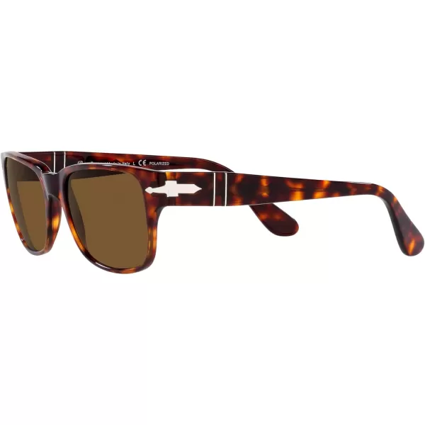 Persol Po3288s Rectangular SunglassesHavanaBrown Polarized