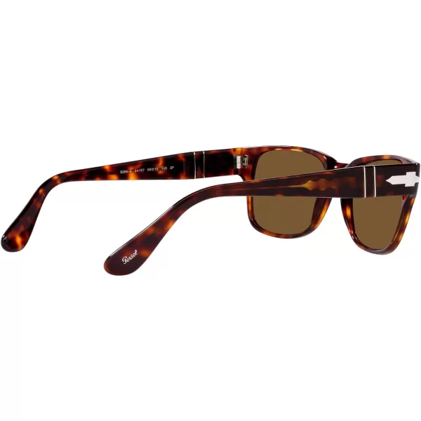 Persol Po3288s Rectangular SunglassesHavanaBrown Polarized