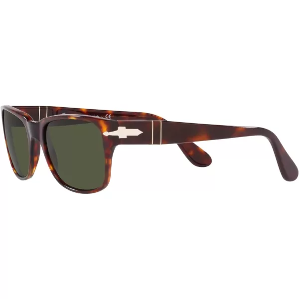 Persol Po3288s Rectangular SunglassesHavanaGreen