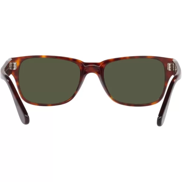 Persol Po3288s Rectangular SunglassesHavanaGreen