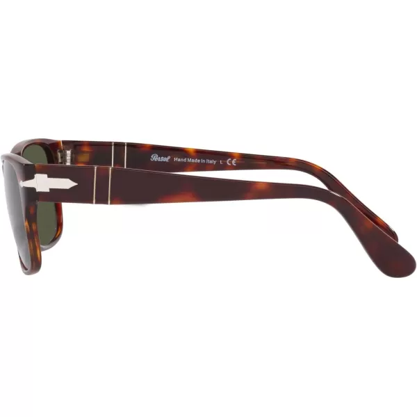 Persol Po3288s Rectangular SunglassesHavanaGreen