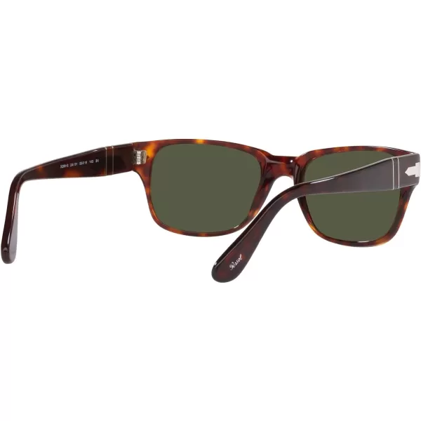 Persol Po3288s Rectangular SunglassesHavanaGreen