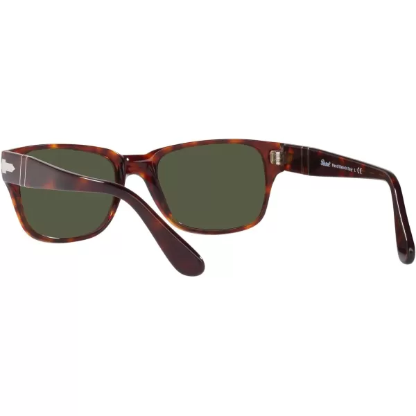 Persol Po3288s Rectangular SunglassesHavanaGreen