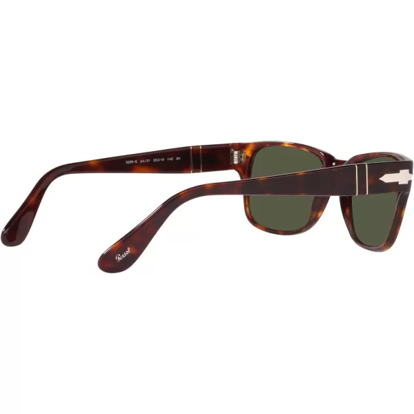 Persol Po3288s Rectangular SunglassesHavanaGreen