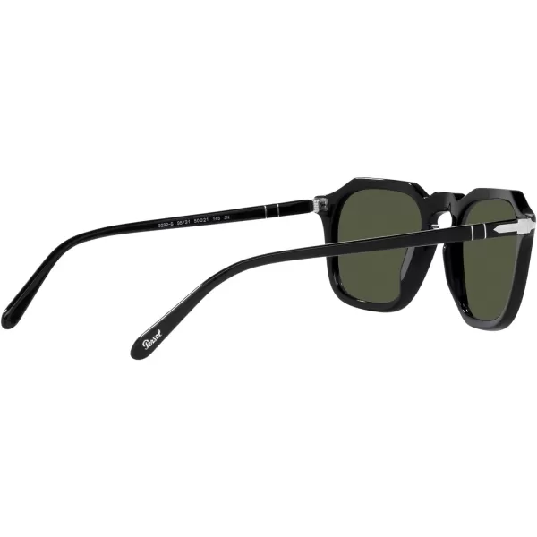 Persol Po3292s Square SunglassesBlackGreen