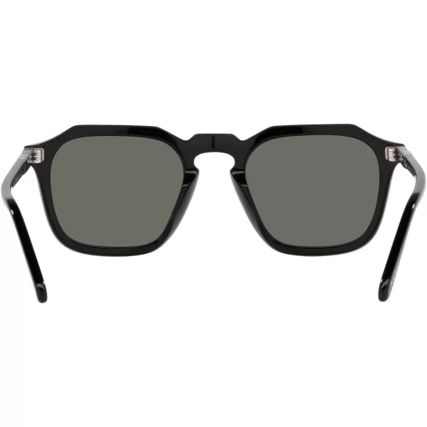 Persol Po3292s Square SunglassesBlackGreen Polarized