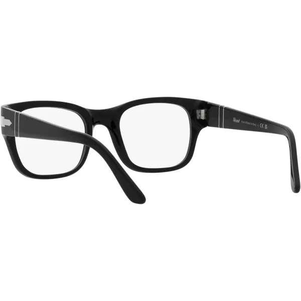 Persol Po3297v Rectangular Prescription Eyewear FramesBlackDemo Lens