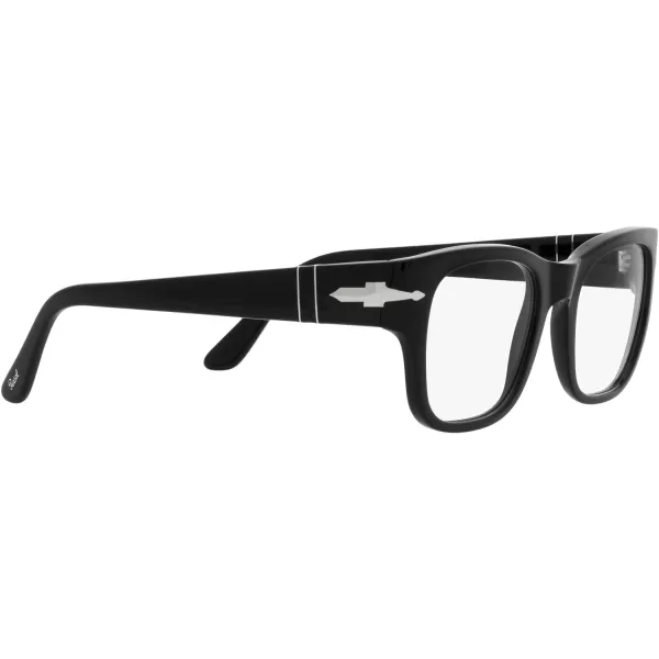 Persol Po3297v Rectangular Prescription Eyewear FramesBlackDemo Lens