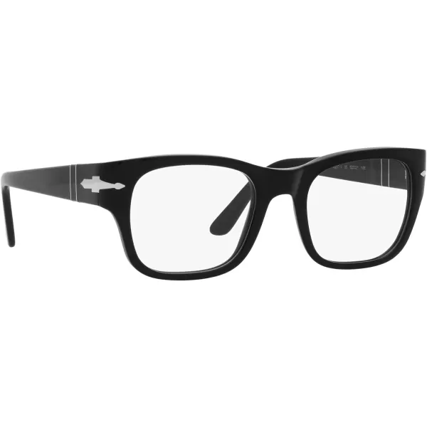 Persol Po3297v Rectangular Prescription Eyewear FramesBlackDemo Lens