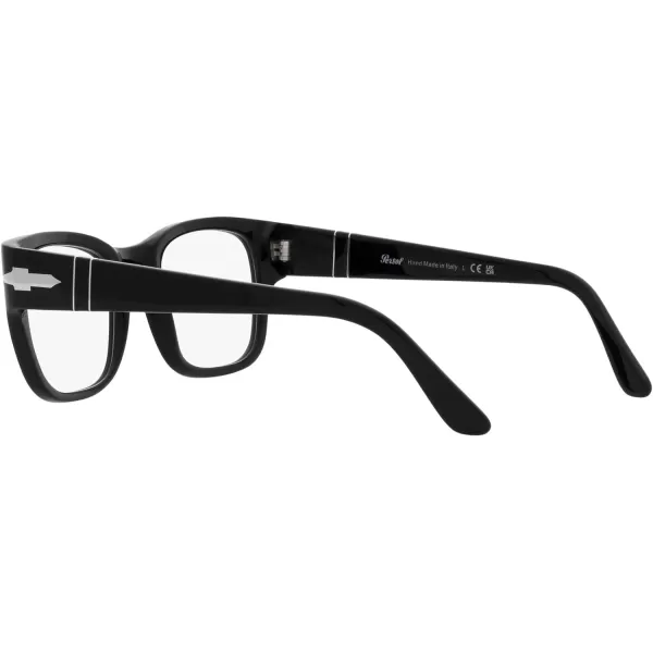 Persol Po3297v Rectangular Prescription Eyewear FramesBlackDemo Lens