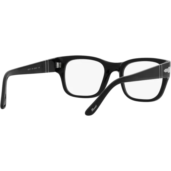 Persol Po3297v Rectangular Prescription Eyewear FramesBlackDemo Lens