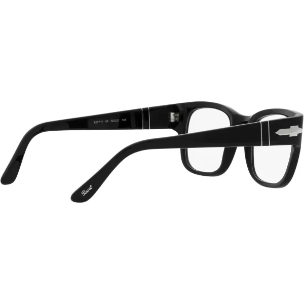 Persol Po3297v Rectangular Prescription Eyewear FramesBlackDemo Lens