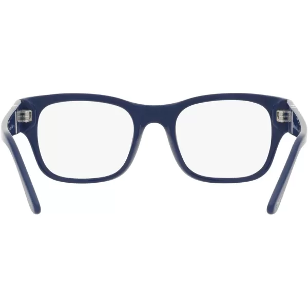 Persol Po3297v Rectangular Prescription Eyewear FramesBlueDemo Lens