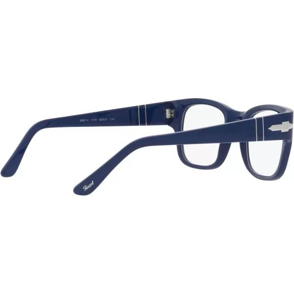 Persol Po3297v Rectangular Prescription Eyewear FramesBlueDemo Lens