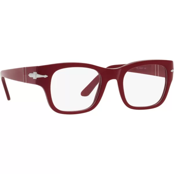 Persol Po3297v Rectangular Prescription Eyewear FramesBordeauxDemo Lens