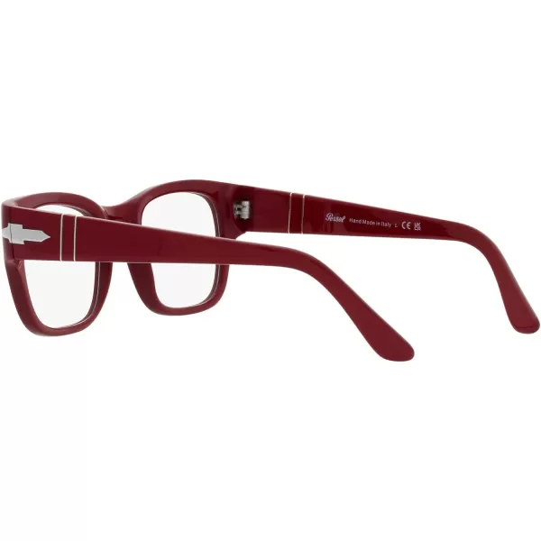 Persol Po3297v Rectangular Prescription Eyewear FramesBordeauxDemo Lens