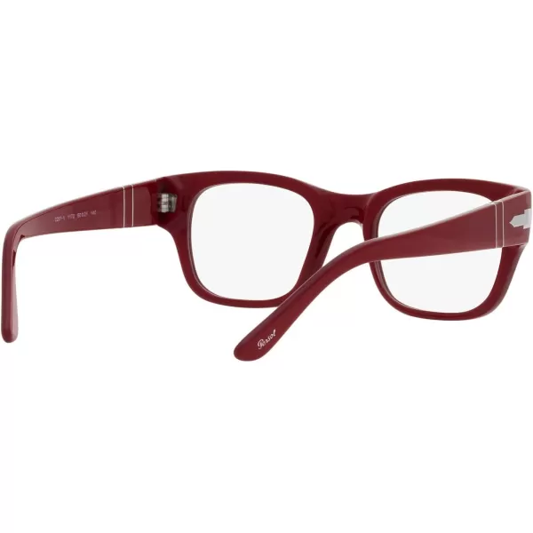 Persol Po3297v Rectangular Prescription Eyewear FramesBordeauxDemo Lens