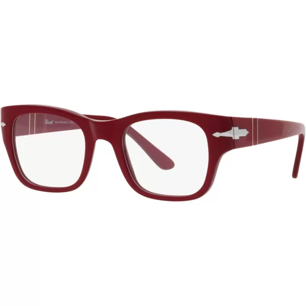 Persol Po3297v Rectangular Prescription Eyewear FramesBordeauxDemo Lens