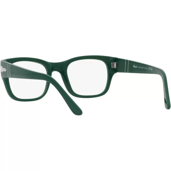 Persol Po3297v Rectangular Prescription Eyewear FramesGreenDemo Lens