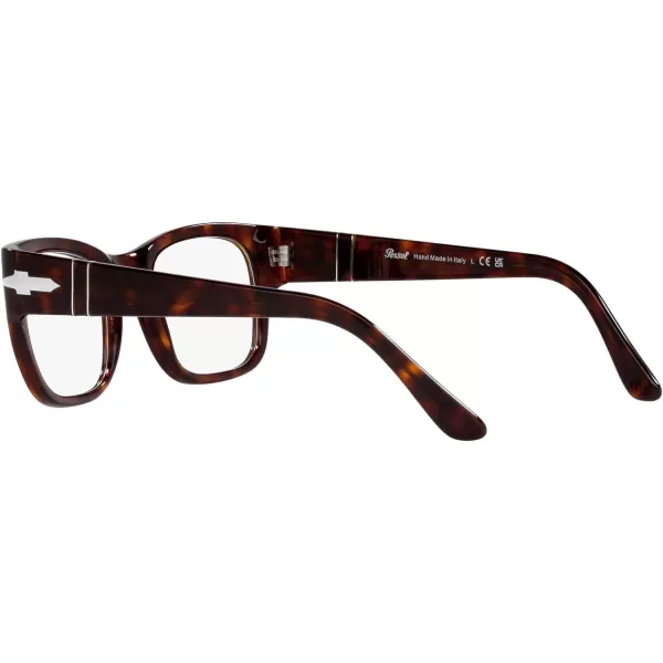 Persol Po3297v Rectangular Prescription Eyewear FramesHavanaDemo Lens