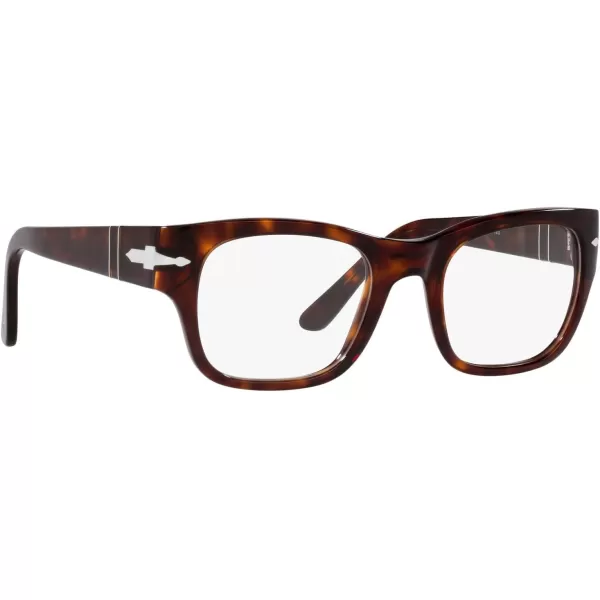 Persol Po3297v Rectangular Prescription Eyewear FramesHavanaDemo Lens