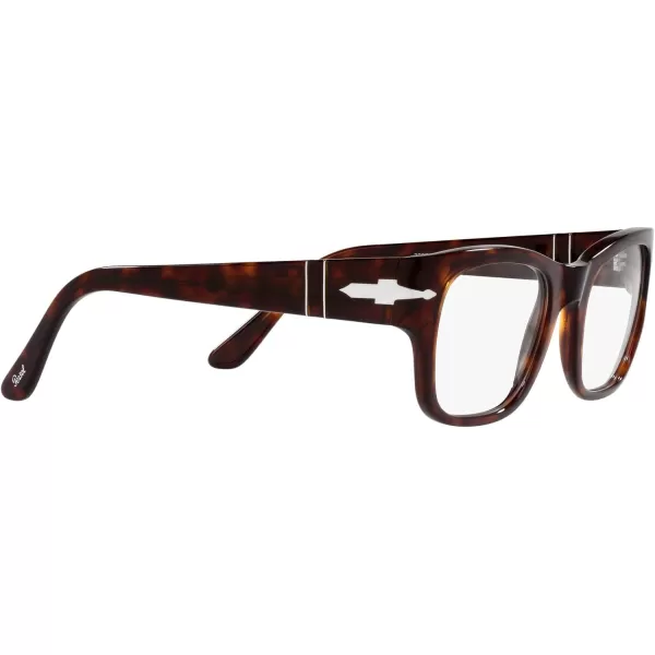 Persol Po3297v Rectangular Prescription Eyewear FramesHavanaDemo Lens