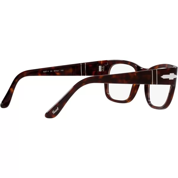 Persol Po3297v Rectangular Prescription Eyewear FramesHavanaDemo Lens