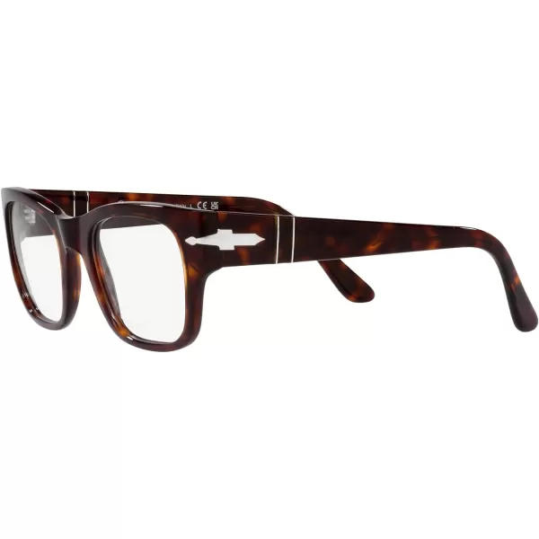 Persol Po3297v Rectangular Prescription Eyewear FramesHavanaDemo Lens